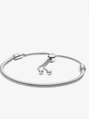 Pandora Snake Chain Slider Adjustable Bracelet